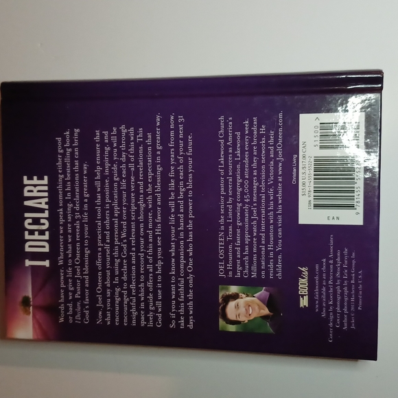 Joel Osteen I declare personal application guide& daily readings hardback - Picture 2 of 6